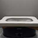 Sunvivi 28 Quart Electric Roaster Oven Turkey Roaster with Lid Electric Roasters with Removable Pan Large Roaster,Visible & Self-basting Lid, Fast Heating & Thaw/warming Setting,Dark Blue