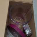 KPKitchen Pancake Batter Dispenser - Kitchen Must Have Tool for Perfect Pancakes, Cupcake, Waffle, Muffin Mix, Cake & Crepe - Baking Supplies for Griddle - Pancake Maker with Measuring Label (Purple)