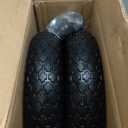 14.5 4.80/4.00-8 Flat-free Solid Tire and Wheel with 3/4 & 5/8 Bearing 3" -6" Centered Hub for Yard Cart Garden Wagon