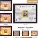 Sympathy Gift LED Rechargeable Memorial Shadow Box Picture Frame, Memorial Gifts for Loss of Mother Mom Dad Father, Bereavement Gifts Ideas in Memory of Loved One