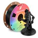 Polymaker Panchroma Galaxy PLA Filament 1.75mm, Galaxy Black 3D Printer PLA Filament 1kg - Twinkling 3D Printing Filament, Dimensional Accuracy +/- 0.03mm (0.6mm Nozzle Required)