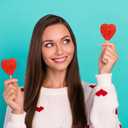Valentines Day Lollipops Red Double Heart Shaped Cherry Flavored, Individually Wrapped (120-Pack) (EXP 11/02/27)