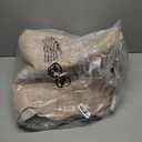 GarveeHome Scalloped Bow Rug for Living Room, Solid Camel Rug for Dorm, Washable Rugs 6x9 Soft Low Pile Non Slip Scalloped Rugs for Nursery College Bedroom Decor Kids Room Playroom