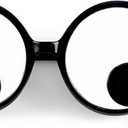 Googly Eyes Glasses Funny Costume Wiggle Eyes Novelty Shades Funny Glasses Accessories for Party (Pack of 1)