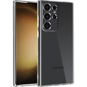 TENOC Phone Case for Samsung Galaxy S23 Ultra, Clear Case Shockproof Protective Bumper Slim Cover