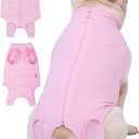 Dog Surgery Recovery Suit - After Spay, Abdominal Wounds Post Surgical Recovery, Anti Licking Breathable Dog Onesies for Small, Medium & Large Pet, Alternative Bandages Cone E-Collar (S(Back9 - 12" Chest14 - 17" Weight 8.5 - 15lb))