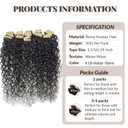 Water Wave Tape in Hair Extensions Human Hair, Natural Black Hair Extensions Real Remy Human Hair Tape in Extension for Black Women, 22 Inch 100g/pack 40 pcs Double Sided Invisible Tape Hair