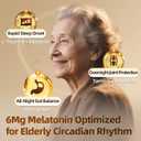 GPGP GreenPeople Ultra-High Complex Extended-Release melatonin | Extra Strength Support for Adults | with L-Theanine and Turmeric Root Extract | 120 Capsules