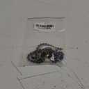 Gemstone Beads for Jewelry Making, Natural Stone Faceted Coin Beads Black Stripe Onyx 6mm