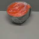 MiHerom 2 in 1 Colander with Long Handle Strainer and Mixing Bowl, Fruit Vegetable Washing Basket, Double Layered Strainer, Non-slip Bottom, Stackable, Dishwasher Safe, Soaking Draining and Straining (Orange)