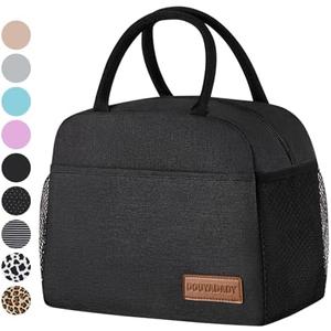 douyadady Lunch Bag Women/Men Lunch Box Women/Men (black)