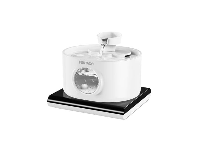 Wireless Cat Water Fountain: Automatic Battery Operated Pet Water Fountain, 95oz/2.8L Rechargeable Cordless Cat Water Dispenser with 2 Flow Modes
