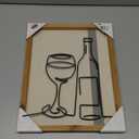 DI CA 11X14 Wine Wire &Linen Art