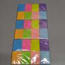 Azureal Small Sticky Notes 1.5x2 Inches, 24P 100 Sheets/Pad 8 Bright Colors Sticky Notes Small for Office, Home, School and Meeting