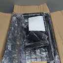 Under Sink Organizer 2 Pack, 2 Tier Slide Out Large Capacity Height Adjustable Under Sink Organizers and Storage for Kitchen Bathroom Cabinet, Black