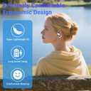 AI Translation Earbuds Wireless Bluetooth - 150 Languages Open-Ear Headphones Translator for iPhone and Android 3-in-1 Real Time Translating Device for Travel Business Learning with Charging Case