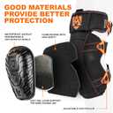 Construction Knee Pads for Men and Women for Cleaning Floors Roofing Gardening,Heavy Duty Support Knee pads with Gel and Thick Foam Cushion and Improved Adjustable Thigh and Shin Straps