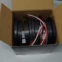 Partsam 4Pcs 4" Inch Round Led Stop Turn Tail Back-up Reverse Fog Lights 12 LED Include Lights Grommet 3-Prong Wire Pigtails Round LED Trailer Tail Light Kit for Truck Trailer RV( 2 Red + 2 White)