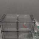 Acrylic Storage Drawers Set of 6, Clear Makeup Organizer, Plastic Organizer Bins for Beauty Supplies,Ideal for Vanity, Bathroom,Cabinet,Pantry Organization