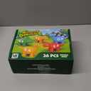 26PCS Dinosaur Alphabet Learning Toys for 18M+, Montessori Educational Toys for 3 4 5 Year Old, Toddlers Preschool Activities Fine Motor Toys for Boys, Double Sided ABC Matching Game