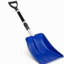 Snow Shovel for Kids Toddler - Lightweight Plastic Blade with Heavy Duty Metal Handle and Comfort D-Grip,32 Inch Detachable Snow Shovel for Car, Driveway, Garden, Camping, Beach, Emergency Use, Blue