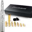 7.8in Car Truck Antenna Bullet Antenna Truck Accessories Silverado 1500 Ford F150 Dodge Ram 1500 GMC Sierra 1500 Ranger Short Replacement Antena para Carro (Silver, 7.8in Spiral Style)