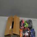 6 Pcs Heavy Duty Rope Dog Leash, 5 FT Nylon Pet Leash with Reflective Thread, Soft Padded Handle Thick Lead Leashs for Large Medium Dogs Small Puppy,0.4inch X 5 FT (18~120 lbs)