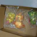 Meooeck 12 Pcs Axolotl Fidgets for Adults Glitter Axolotl Party Favors, Candy Color