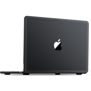 Soonjet Compatible with MacBook Air 13 inch Case M5 M4 M3 M2 2026 2025-2022, Release Model A3449 A3240 A3113 A2681, [Anti-Crack Upgrade] Hard Shell Laptop Cover for MacBook Air 13.6 inch  Space Black