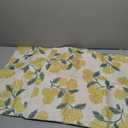 Mustard Yellow Outdoor Pillow Covers 22x22 Inch 2 Pcs Green Hydrangea Flower Decor Throw Pillows Spring Summer Seasonal Vintage Floral Decoration Pillowcase Linen Cushion Cover for Couch Sofa