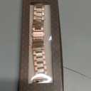 Wearlizer Compatible with Apple Watch Bands 38/40/41/42mm Womens Wristband for iWatch SE Strap Stainless Steel Gold Resin Stylish Metal Replacement for iWatch Series 11 10 9 8 7 6 5 4 3 SE/Ultra 3 2 1