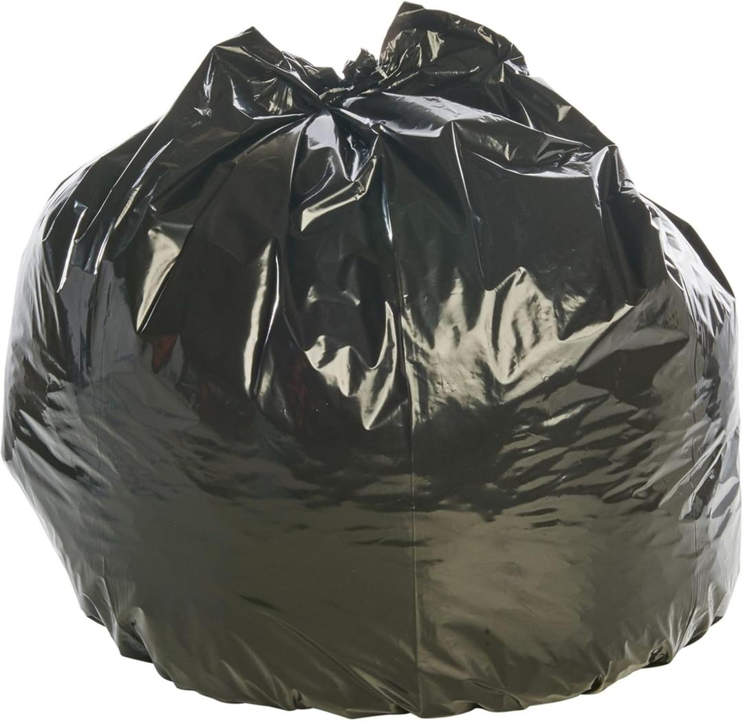 Stout P4045K20 Trash Garbage Bags 45gal 2mil 40 x 45 Black 65/Box