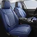 Seat Covers,Breathable Car Seat Covers Front Seats,Waterproof Car Seat Covers,Universal Anti-Slip Car Seat Protector for Most Cars SUV Truck Sedan(Style1,2 PCS Front Seat,Blue)