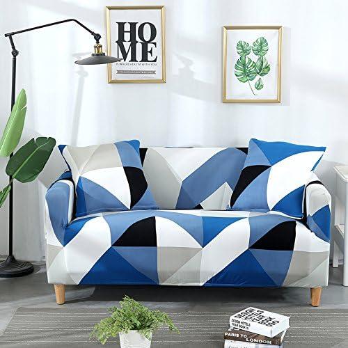 Printed Couch Cover Stretch Sofa Covers Patterned Loveseat Slipcovers for 2 Seater Cushion Couch Love Seat Set (LY, 2 Seater/Loveseat)
