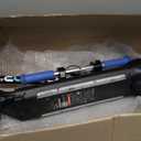Electric Scooter for Kids Age 6-10, Kick-Start Boost Scooter with Adjustable Speed and Height, Flash Wheel & Deck Lights (black)
