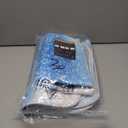 Christmas Winter Snowman Bathroom Rugs Sets 3 Piece Non-Slip Snowflakes and Pine Bath Mat Toilet Seat Cover and Rug Absorbent Bathroom Decor Set for Floor 16"x24"