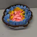 PET ARENA Snuffle Mat for Dogs - Adjustable Interactive Puzzle Toy for Large & Small Breed Slow Feeder for Mental Stimulation & Stress Relief Encourages Natural Foraging Ideal for Indoor & Outdoor Use (Pink Yellow Blue)