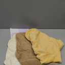 Dog Sweater, 3 Pack Dog Sweaters for Small Dogs Girl Boy, Ultra Soft Warm Puppy Clothes Dog Coat for Winter (Camel+Beige+Yellow, Small)