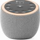 Hotmoon Sound Machine with 40 High-Fidelity Sounds, White Noise Sound Machine with Memory Functions, 8 Color Night Light, USB Power Supply, for Sleep & Noise Reduction Sleep Aid, Plug-in (Grey)