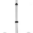 Adjustable Handlebar Handle Stand Release Knee Pressure for Segway miniPRO Ninebot (Silver)