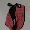 MUSICOZY Sleep Headphones Sleep Mask Bluetooth Headband Wireless Music Headband Headphones Earbuds for Side Sleepers Women Men Workout Running Cool Gadgets (Rose Red)