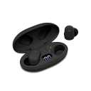 Helix True Wireless Earbuds With Portable Charging Case. 3X Full Charges On-The-Go. Color: Black