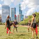 Kickit | The Original Birdie Soccer Trainer | Play Outdoors, Indoors or Backyard, Beach or Tailgate, All Ages Fun & Travel Friendly (Black)