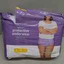 Amazon Basics Incontinence Underwear for Women, Protective, Disposable, Postpartum, Maximum Absorbency, Large, Lavender, 18 Count