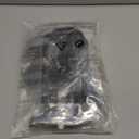 Apoway 100 Days of School 9-Piece Old Lady Wig Costume Set Grandma Dress Up Cap Glasses Cane Pearl Necklace Bracelet Earrings