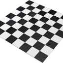 7.9*7.9ft Giant Chess Board, Chess Not Included, Plastic Giant Mat for Outdoor Yard Lawn Games, Compatible with 25 Inch 37 Inch 49 Inch Chess Sets and 10 Inch Checkers