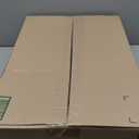 Commercial Heavy Duty Open Front Toilet Seat Without Cover, Thickened Material, Never Loosen, ELONGATED, White (18.5), 1-Pack