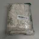 jinchan Linen Valance Curtains for Windows 16 Inch Christmas Decorations Floral Double Layer Kitchen Valance Living Room Darkening Cottagecore Farmhouse Flower Window Treatment 1 Panel Green on Beige