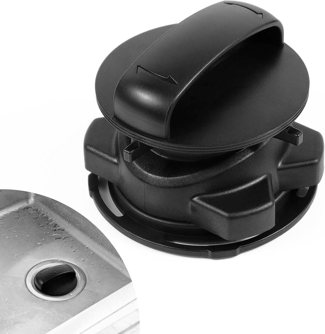 Garbage Disposal Stopper, 75257 Garbage Disposal Magnetic Stopper for ISE Cover Control Disposer, ABS Black Kitchen Aid Disposal Stopper