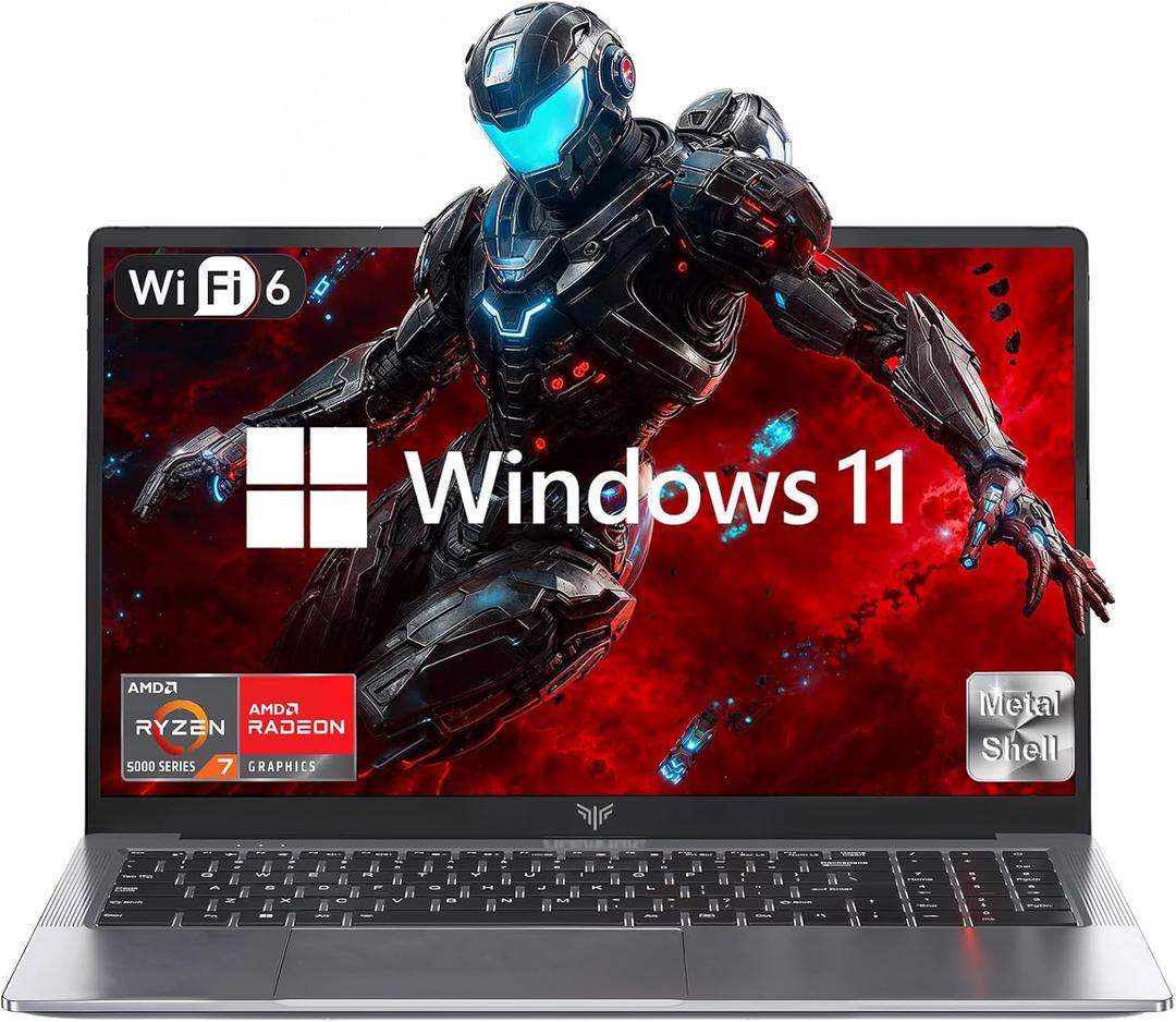 2025 Laptop, Laptop with AMD Ryzen 9 6900HX (8C/16T, Up to 4.9GHz), 16GB DDR5 512GB NVMe SSD Windows 11 Laptop Computer, 16-inch FHD Display, WiFi 6, 53Wh Battery, Backlit KB